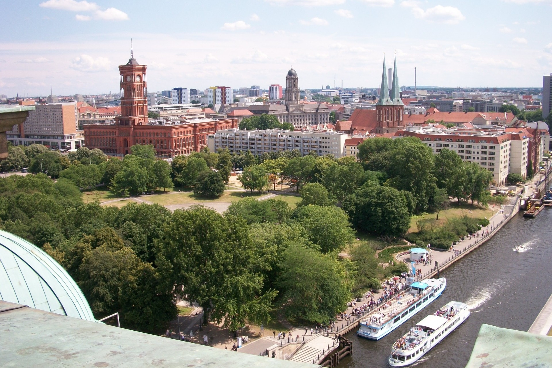 Ausblick auf das Nikolaiviertel