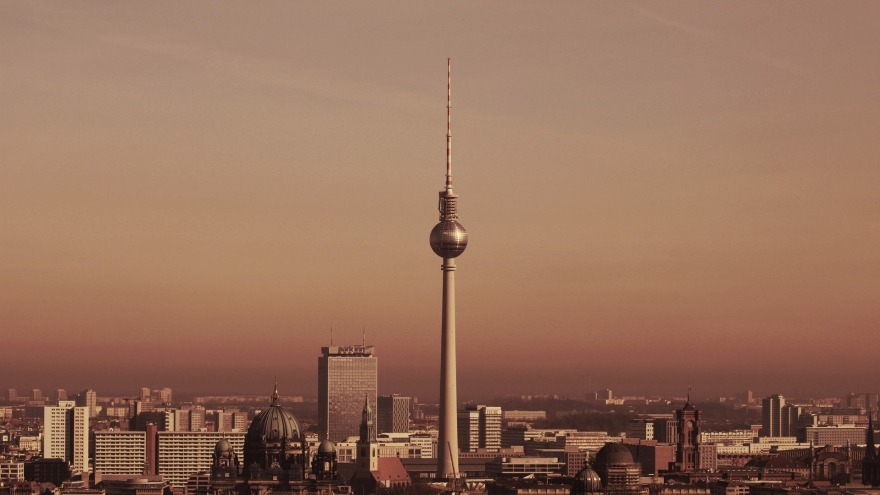 Panorama view over Berlin