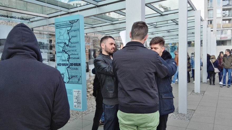 an der alten Berliner Mauer