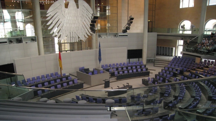 Plenarsaal im Reichstatgsgebäude