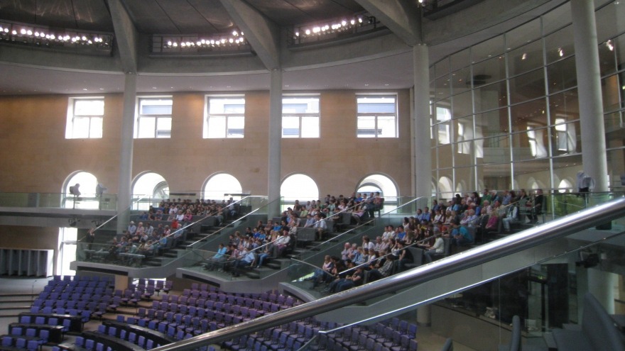 Plenarsaal im Reichstagsgebäude