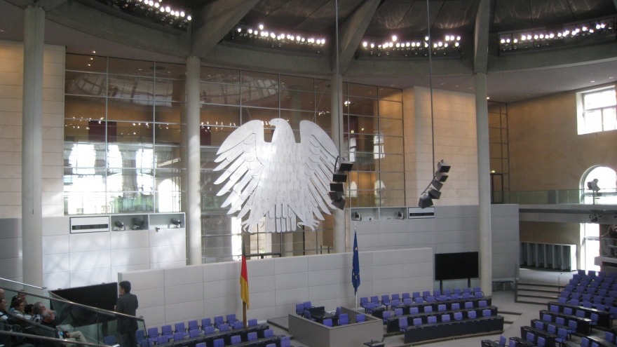 Plenarsaal im Reichstatgsgebäude