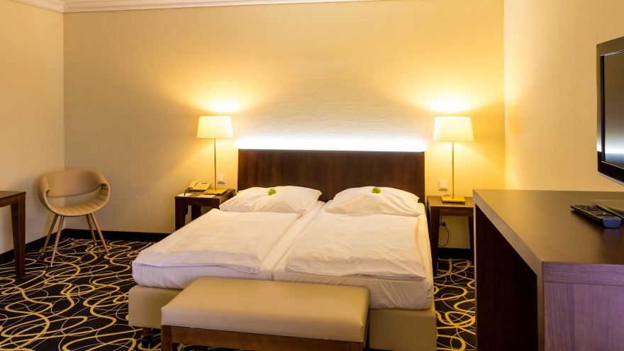 double bed in our Junior Suite