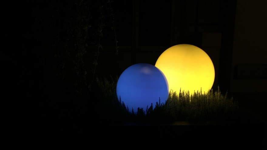 Festival Of Lights in unserem Innenhof