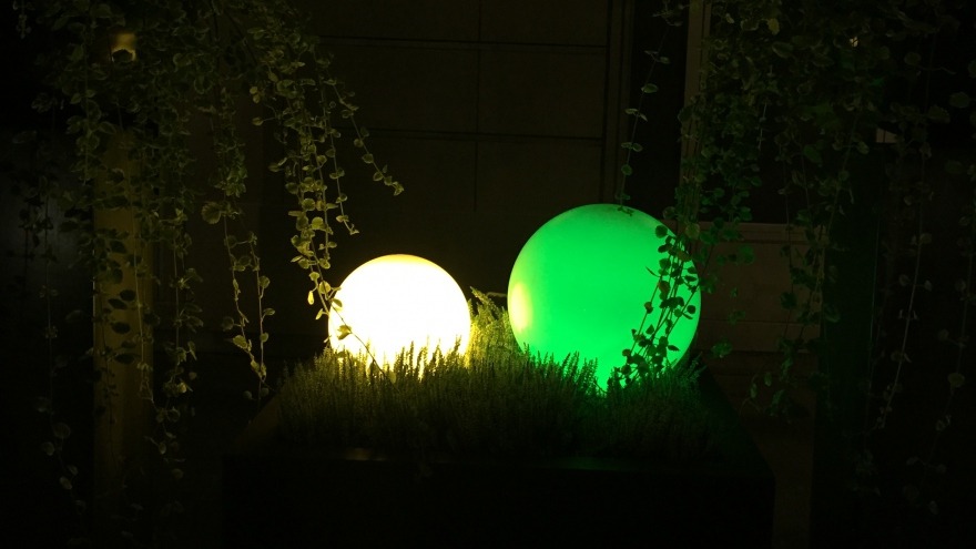 Festival Of Lights in unserem Innenhof