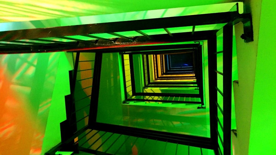 Festival Of Lights in unserem Treppenhaus