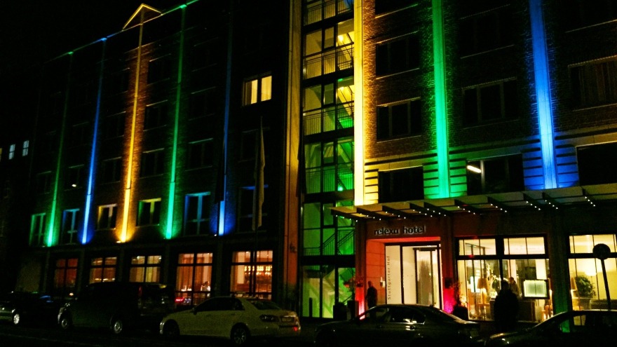 Unsere bunte Fassade