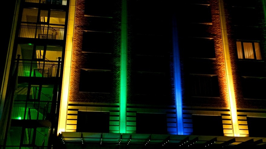 Wir strahlen in den Berliner Himmel