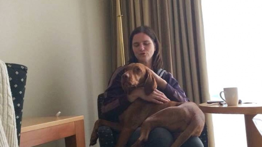 Sabine und ihre Fellnase