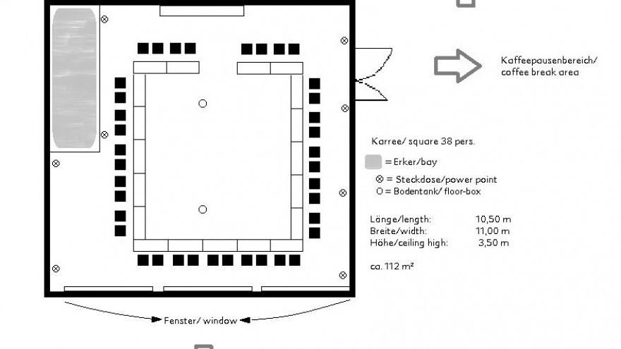 Tagungsraum Berlin II - Karree 38 Personen
