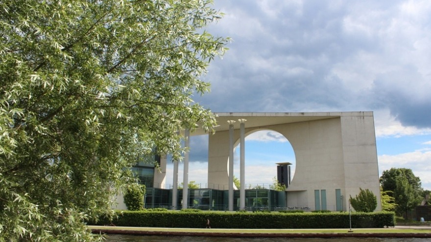 relexa hotel Berlin - "Magnus-Hirschfeld Ufer" next to the river Spree and the Federal Chancellery
