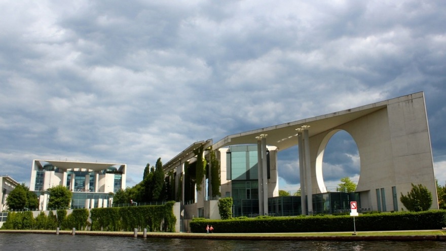 relexa hotel Berlin - "Magnus-Hirschfeld Ufer" next to the river Spree and the Federal Chancellery