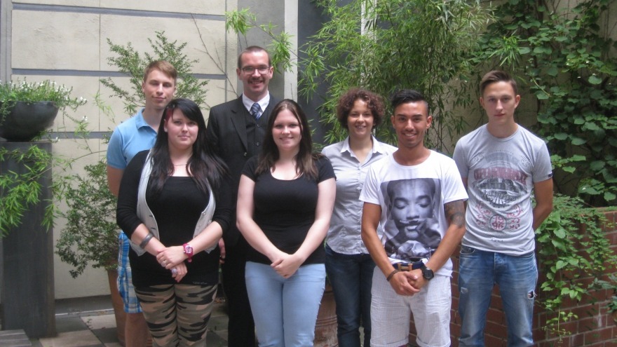 unsere neuen Auszubildenden August 2014